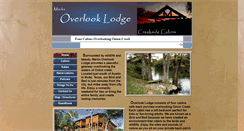Desktop Screenshot of marksoverlooklodge.com